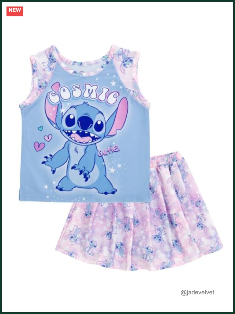 Girls' Athletic Sleeveless Tank Top And Skort Set 2-Piece Activewear